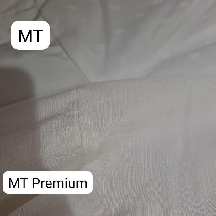 Baju Koko Almia Al Mia Al-Mi'A Al-Mia Mt Lengan Panjang Putih Pria Bertostore