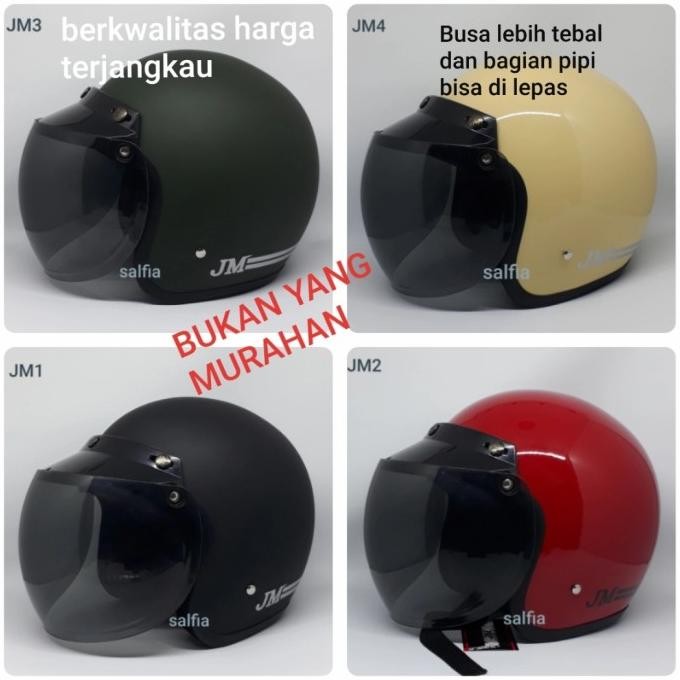 Helm Retro Bogo Jm Sni Ori
