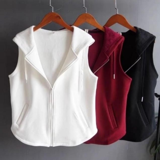 Wow Rompi Wanita Ean Vet Hoodie Zipper