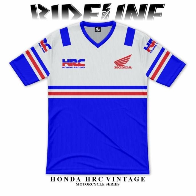 KAOS JERSEY TSHIRT HONDA HRC VINTAGE 90S