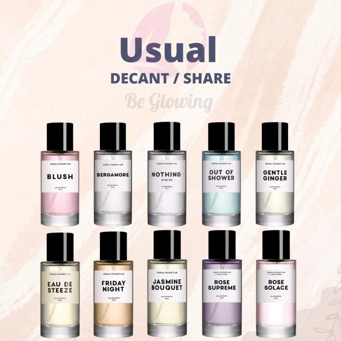 Aromatic| Decant - Usual Scentlab Bergamor Nothing Out of Shower Jasmine Bouquet