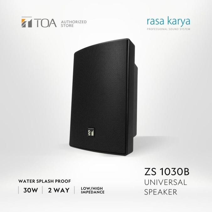 Speaker TOA ZS-1030 ZS1030 B W zs1030b zs1030w 1030b 1030w