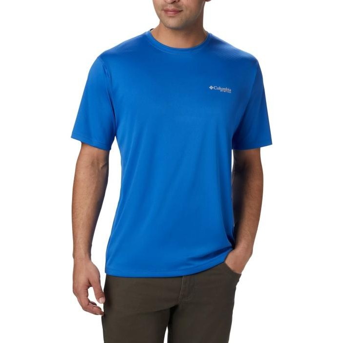 Baju Olahraga Columbia Men PFG Zero Rules Short Sleeve Shirt Original