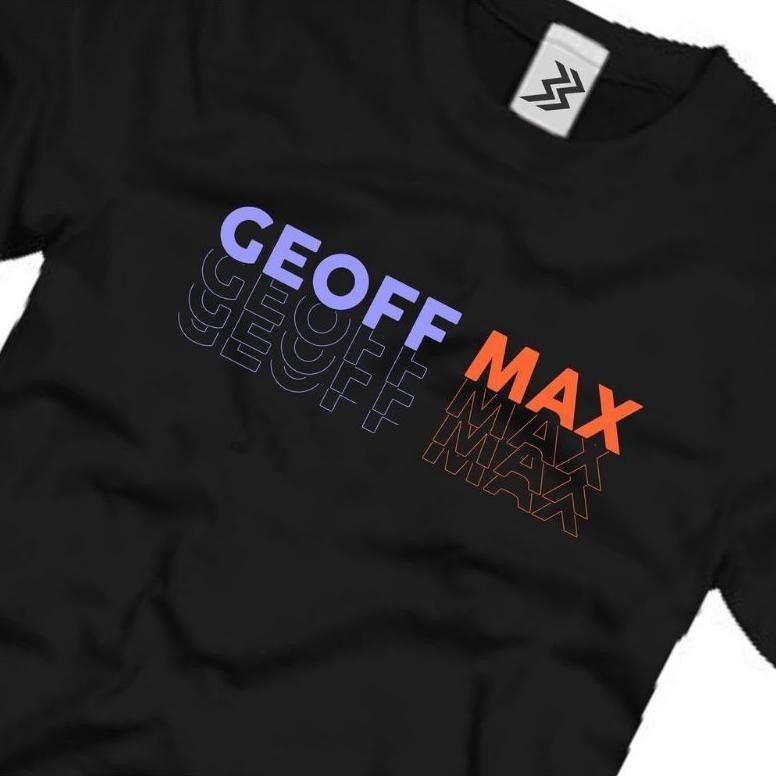 Terbaru Kaos Gmx Geoff Max Premium 1:1 Original Viral