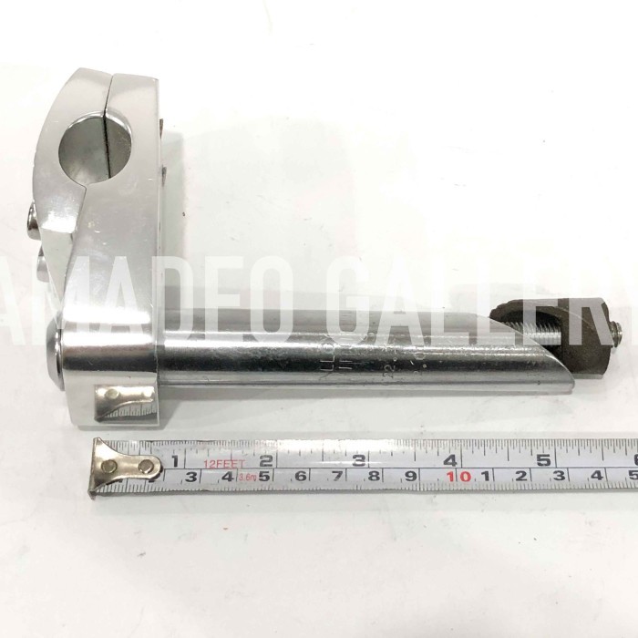 Stem Tahu Kotak Bmx Kalloy Silver Alloy Insert 22.2 Osbmx Chrome Nos