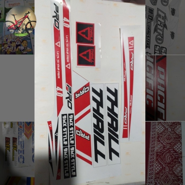 Stiker Sepeda Bmx Anak Thrill