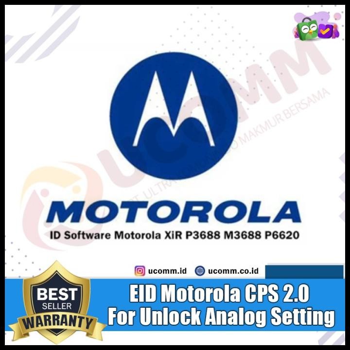 Promo Entitlement Id Motorola Cps 2.0 Eid Motorola For Unlock Analog Setting Good Quality