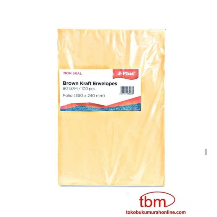 

TERMURAH AMPLOP COKLAT D NON SEAL J-PLUS