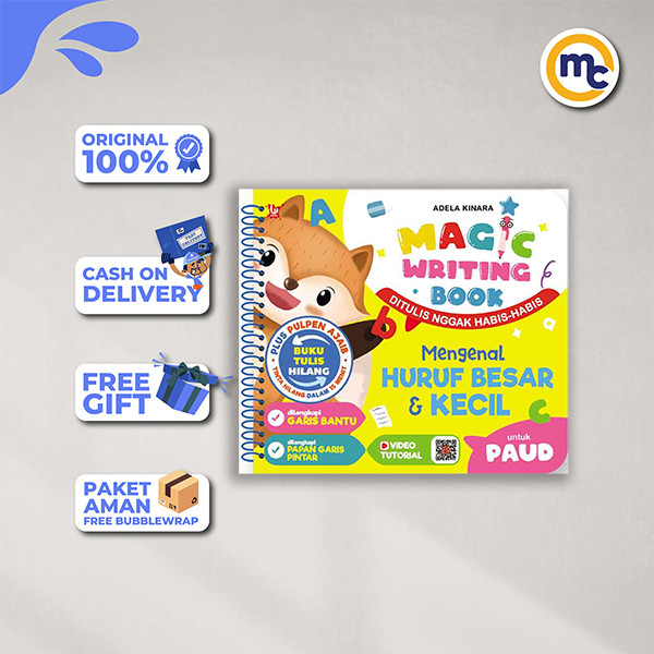 MAGIC WRITING BOOK HURUF BESAR & KECIL