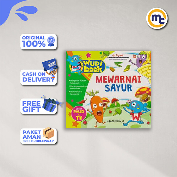 WUDI BOOK : MEWARNAI SAYUR