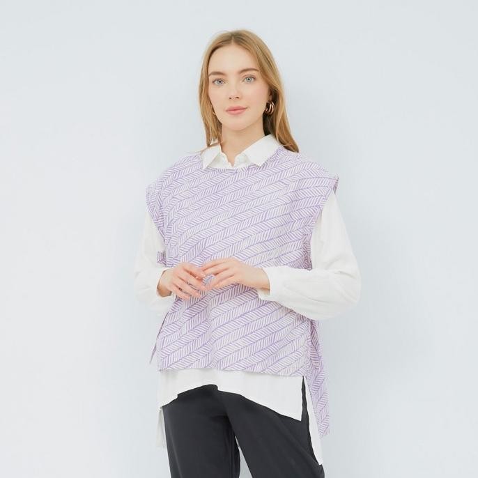 Nigaya Batik - Cathy Outer - Outer Batik Wanita Modern - Batik Wanita