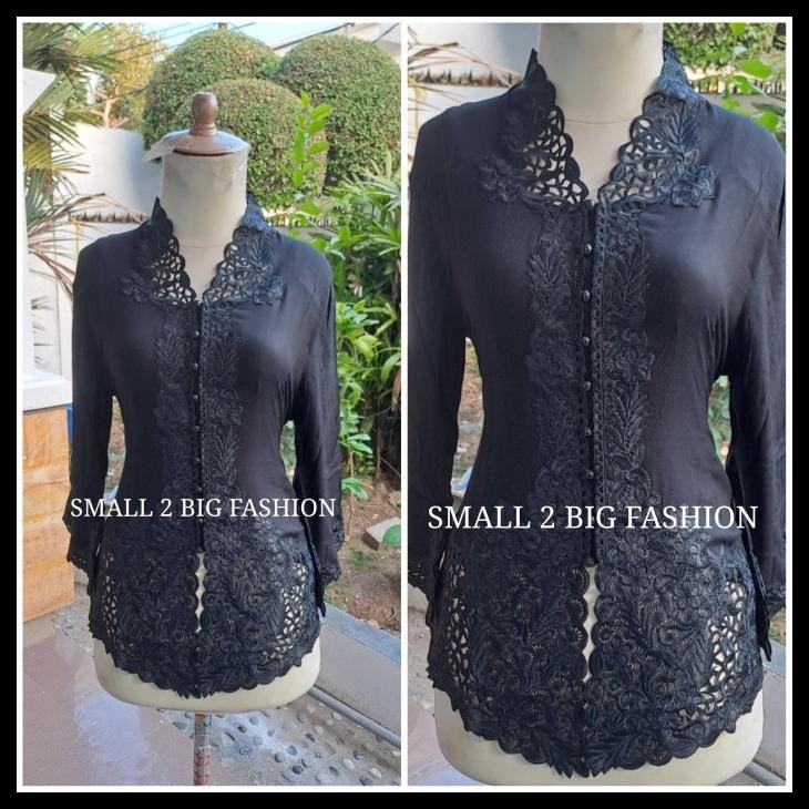Kebaya Encim / Kebaya Hitam / Kebaya Katun Sari / Kebaya Wisuda Modern Best Seller