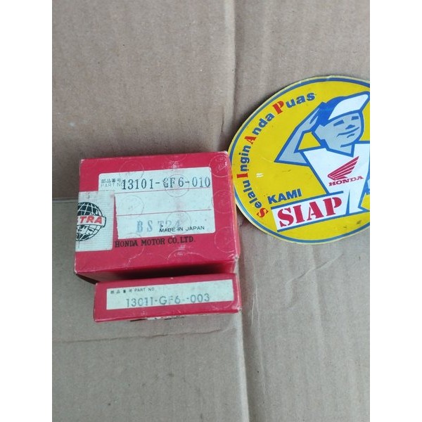 Piston Seher Set Ring Honda Win100 Win 100 Standar Oversize 0 Over Size Os 0 Std Sub Astrea Prima Gr