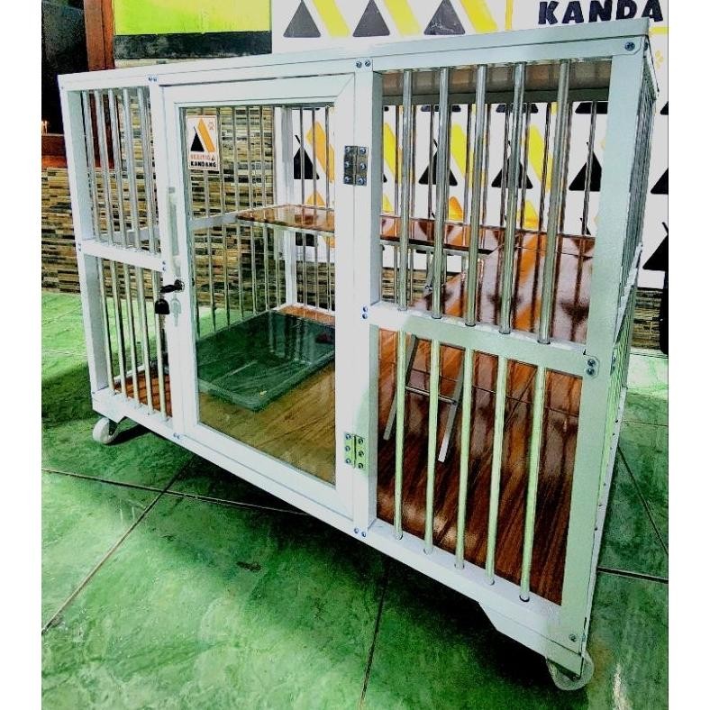 h-4 Kandang Kucing Aluminium 1 Pintu Berkualitas