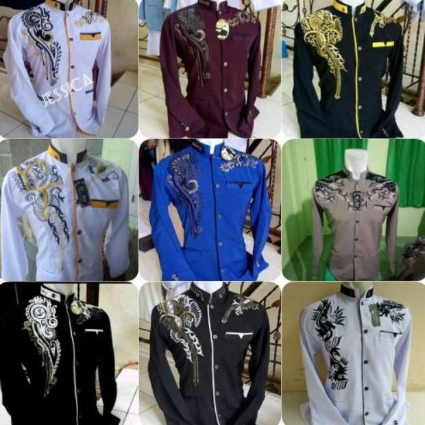 Baju Jasko Jas Koko Bordir Pria Lengan Panjang Original