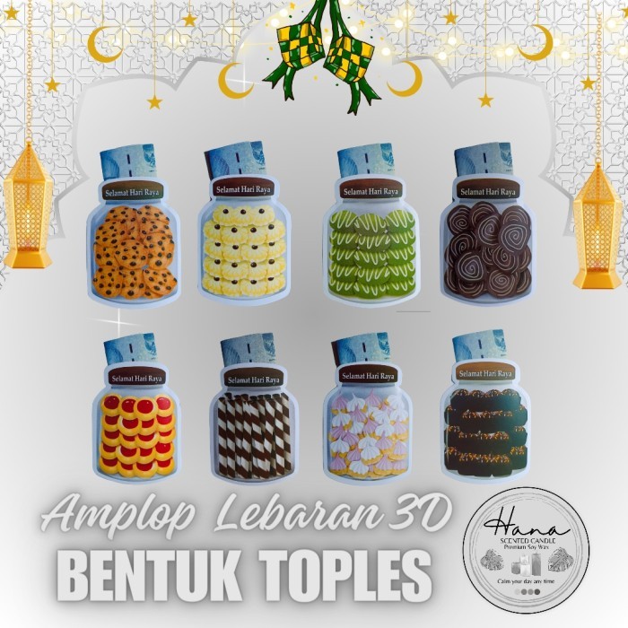 

HOT SALE AMPLOP LEBARAN TOPLES 3D VIRAL ISI 8PCS / AMPLOP LEBARAN MURAH SNM82