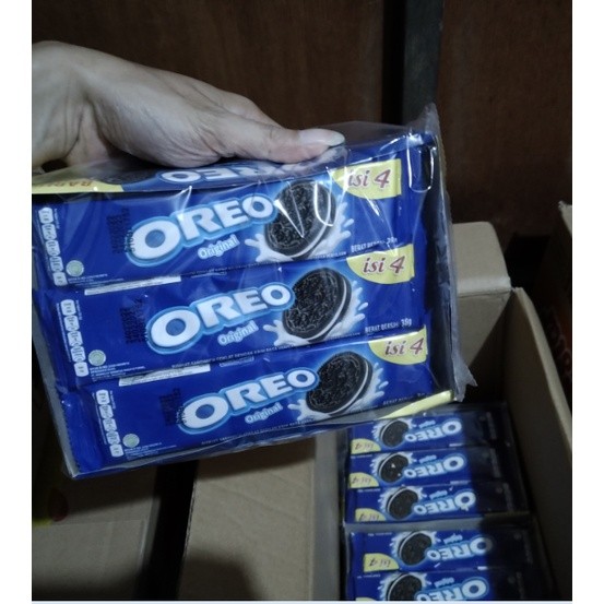 

Belilah Oreo Biskuit Rasa Original Dan Krim Cokelat / 1 Pack Isi 12 Pcs Sxk3