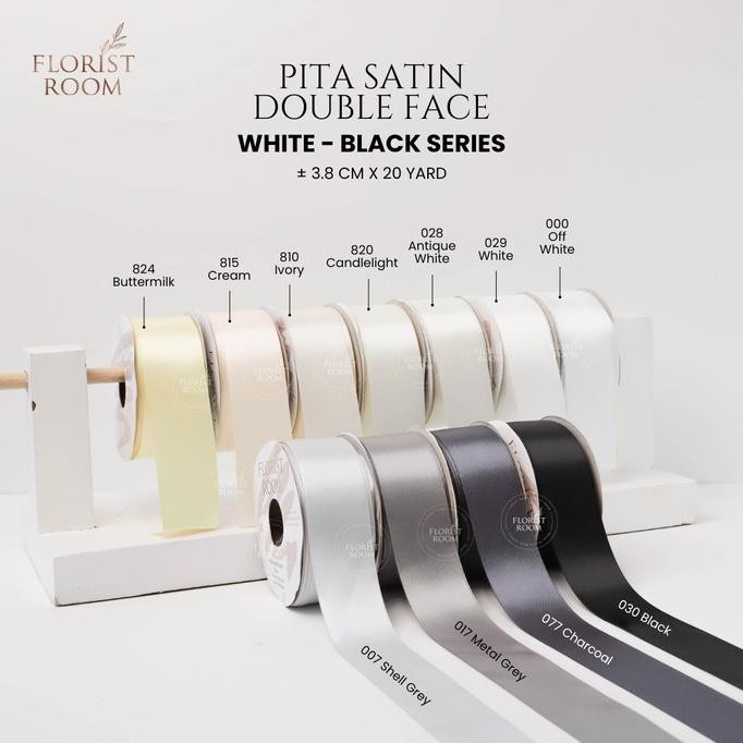 

,,,,,,,] Pita Satin Double Face 3.8cm x 20yard