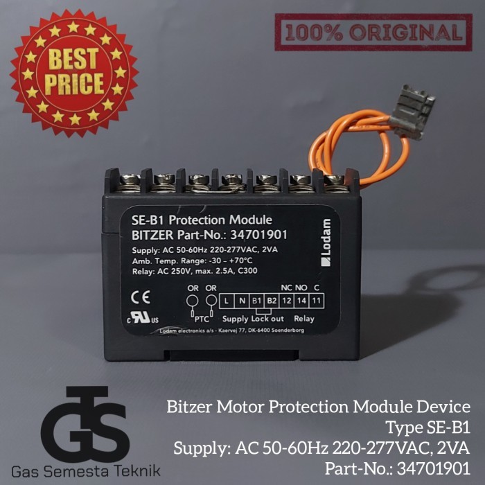 BITZER PROTECTION MODULE DEVICE SE-B1 ORIGINAL BITZER PROTECTION MODULE SE B1 BITZER