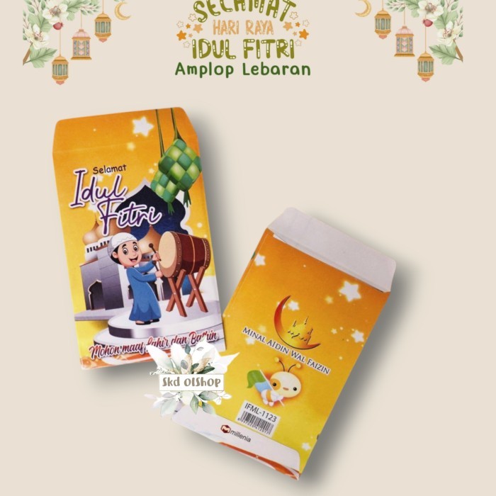 

POTONGAN HARGA AMPLOP LEBARAN ANGPAU LEBARAN KARTUN MUSLIM SERIE K ISI 80 LEMBAR MIX BMN211