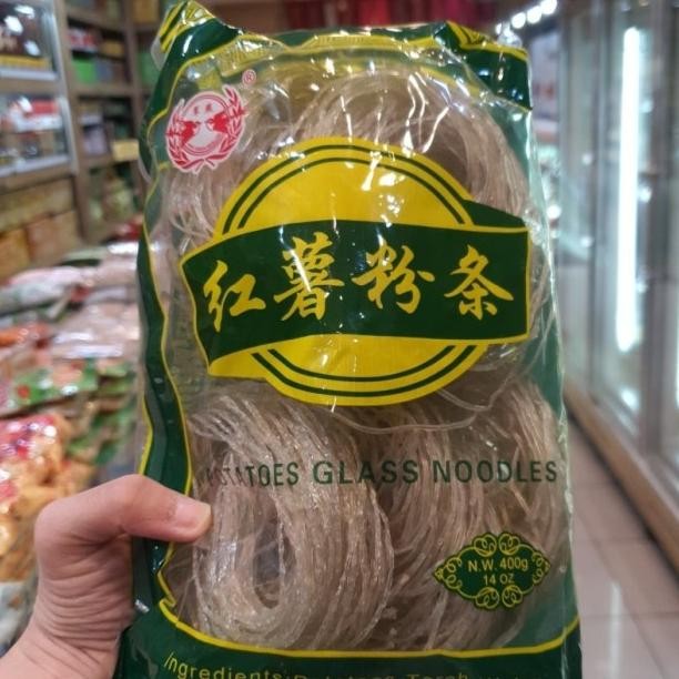 

Potato Gla Noodle 400G Bihun Entang Orea Green Jade Oun Ubi Merah