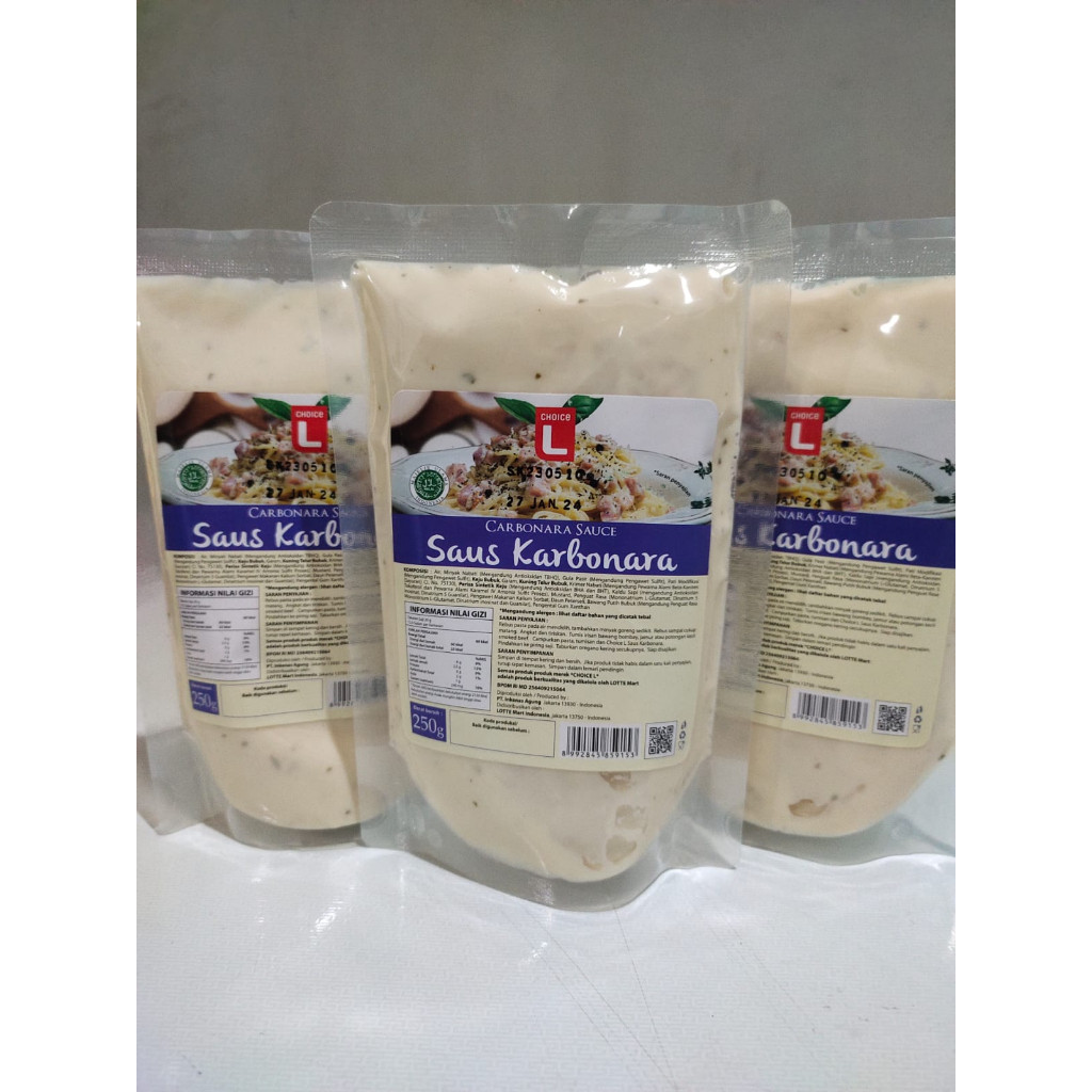 

Au Paghetti Pata Daging Arbonara Carbonara Auce 250 Gr Choice L