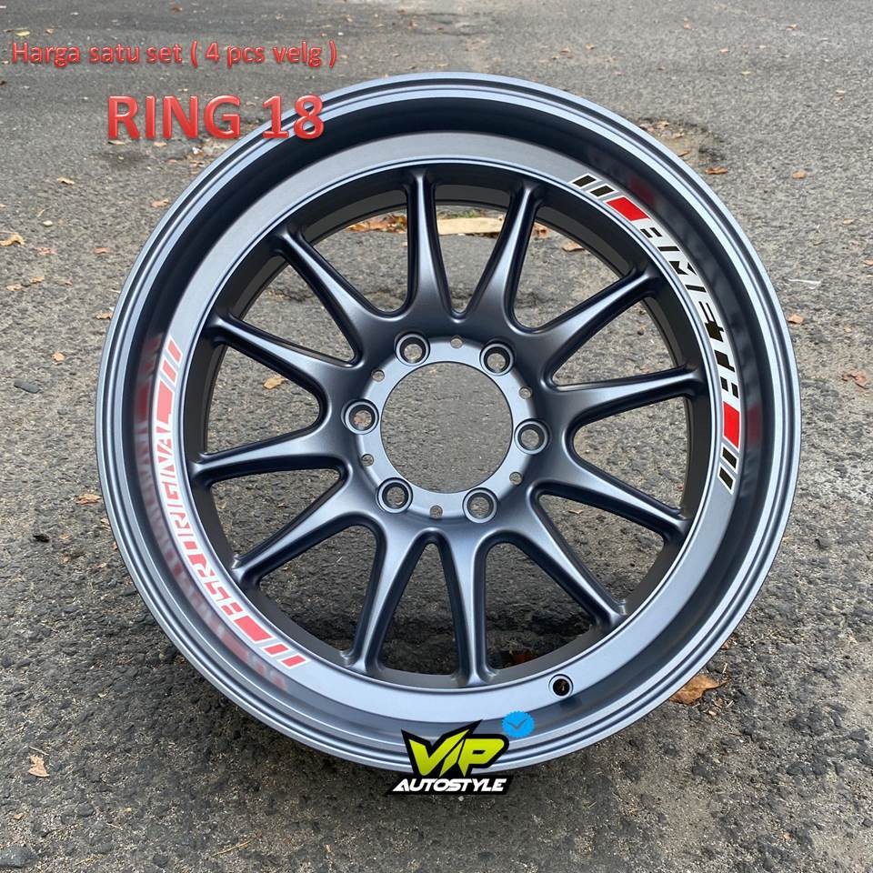 Velg HSR AMETH Ring 18 Terbaru Lobang 6 Model Velg Lenso Venom 5 Velg Mobil Pajero Fortuner R18 Bisa