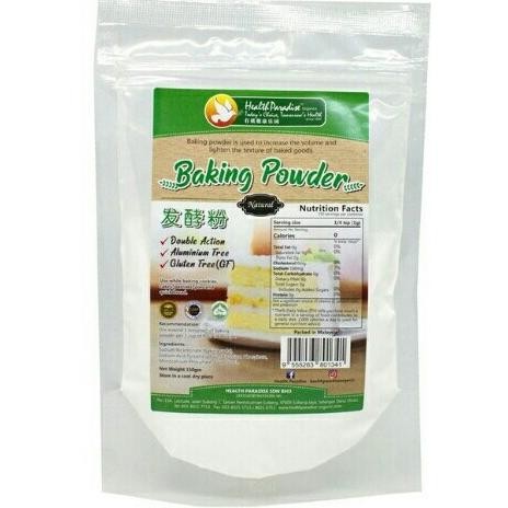 

Health Paradie Natural Alunium Free Baing Powder Double Acting