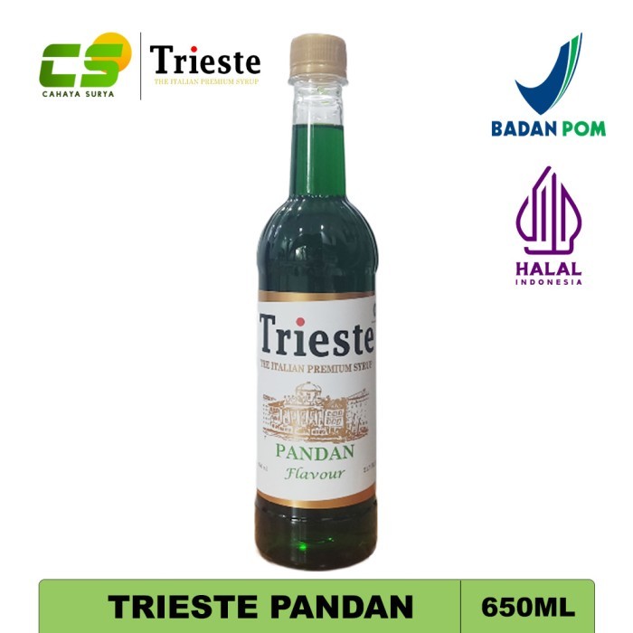 

Trieste Syrup Pandan - Sirup Rasa Pandan - 650 ml