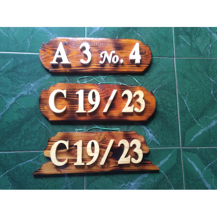 

Ready Papan nama/alamat rumah/kayu/unik/handicraf/wood/hand made/plang nama