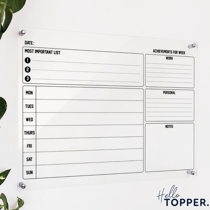 

Ready Papan Jadwal Akrilik Wall Planner Schedule Board Papan Akrilik