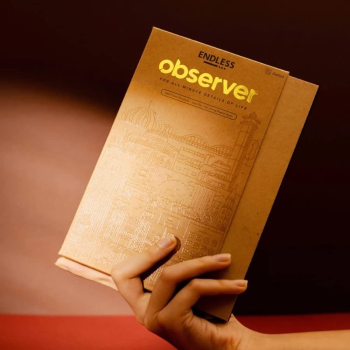 

Ready ENDLESS Observer Fountain Pen Notebook A5 - Regalia Paper
