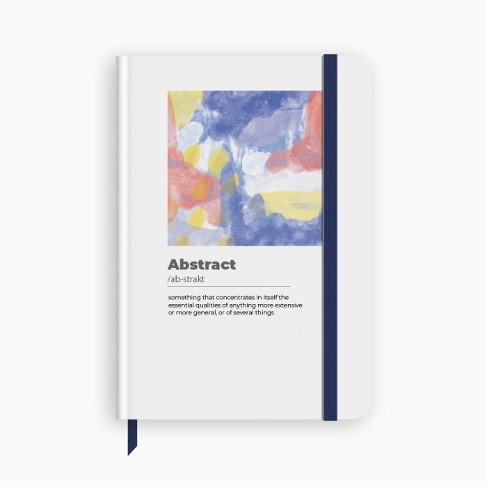 

Ready Basic Notebook - Word Abstrak Custom Notebook - Bullet Journal