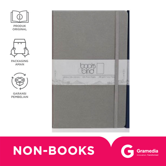 

Ready Books&Bind Nb Simple Hc A5-Slim Softgrey