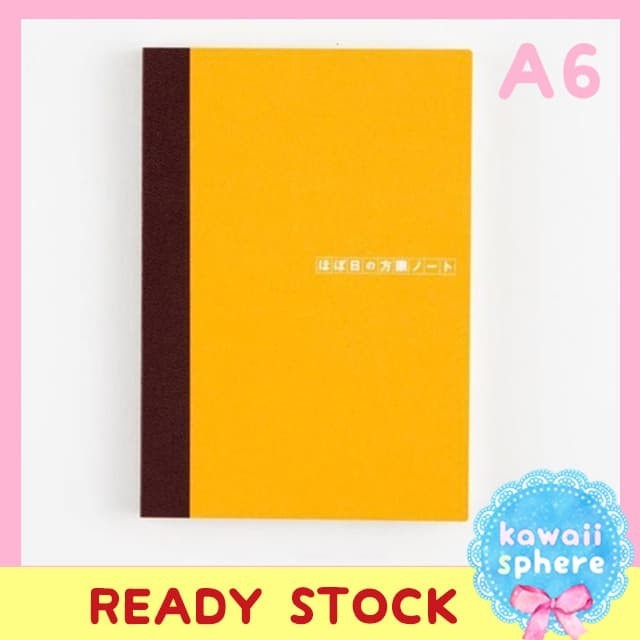

Ready Hobonichi Plain Notebook Original A6 Grid Ready Stock