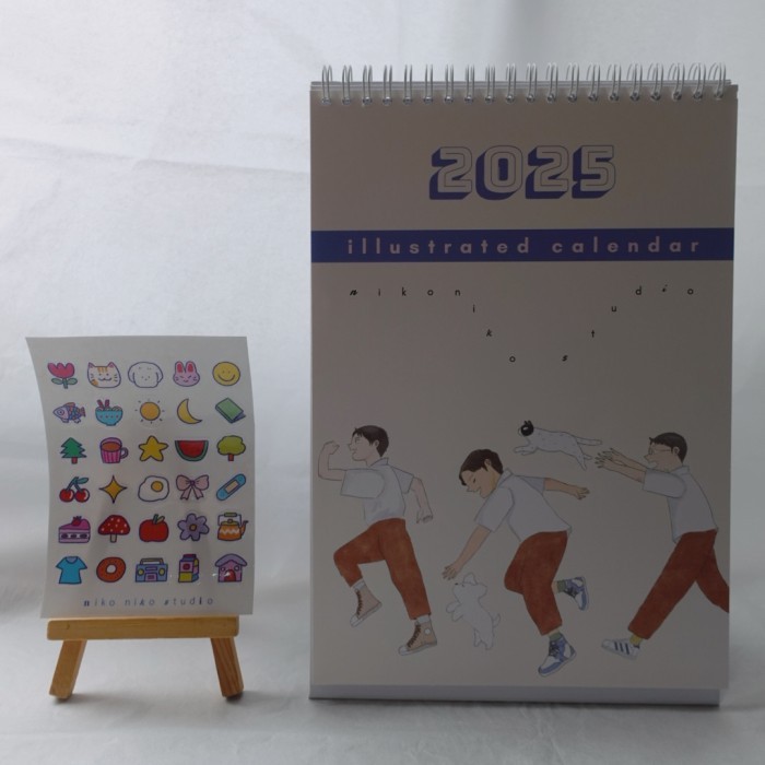 

Ready 2025 nikoniko studio illustrated calendar