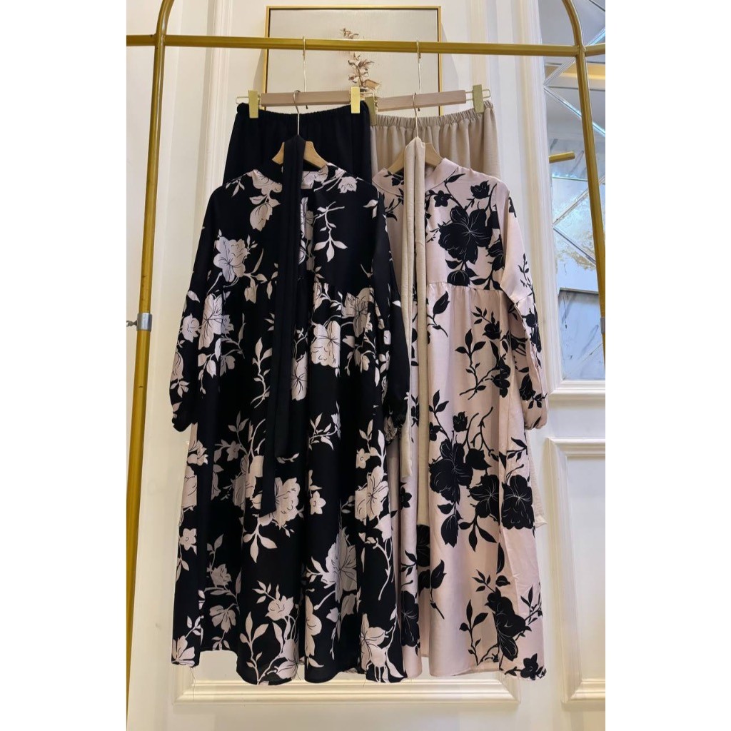 HOT DEALS WDN - DAVINA SETELAN TUNIK RAYON DIAMOND PREMIUM / ONESET SETELAN TUNIK RAYON PREMIUM