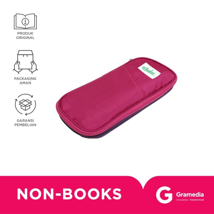 

PROMO! Estudee Pencil Case Expandable Magenta Purple