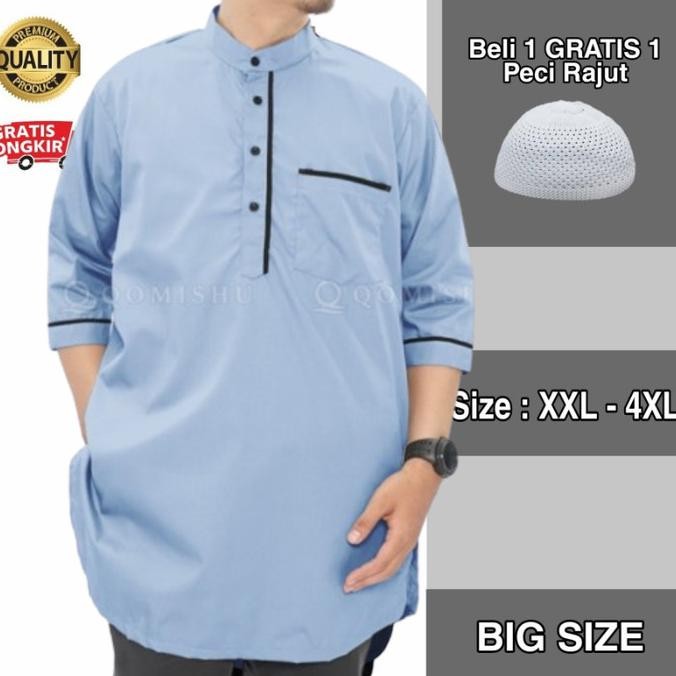 Baju Koko Pria Baju Muslim Pria Gamis Pria Xxl Original