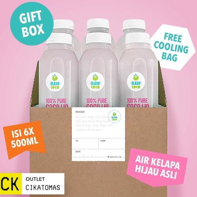 

Hamper Gift Box Air Kelapa Ijo (Hijau) Raw Coco
