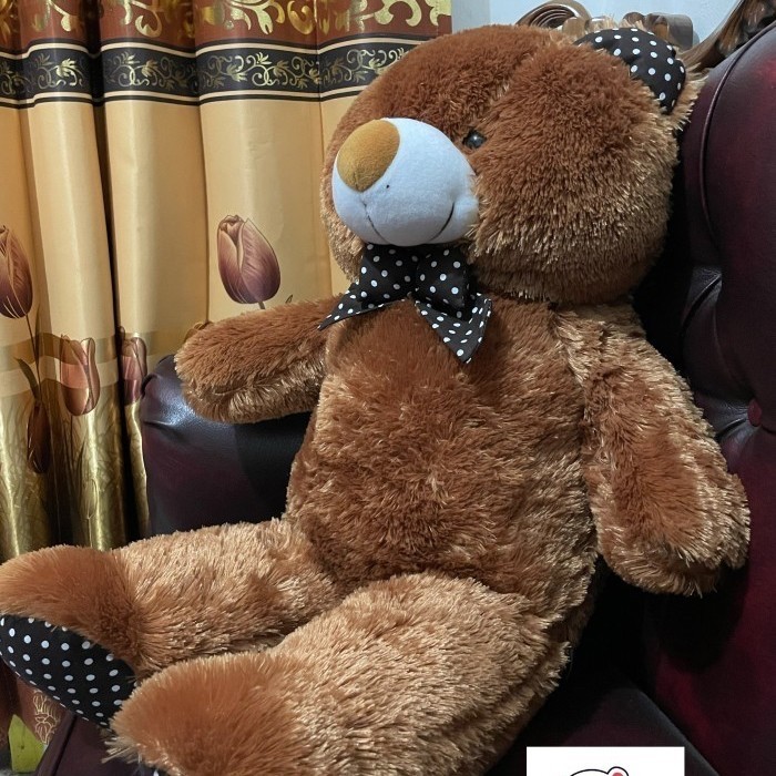 

BONEKA TEDDY BEAR PROMO BERUANG 85CM BESAR JUMBO MURAH IMPORT