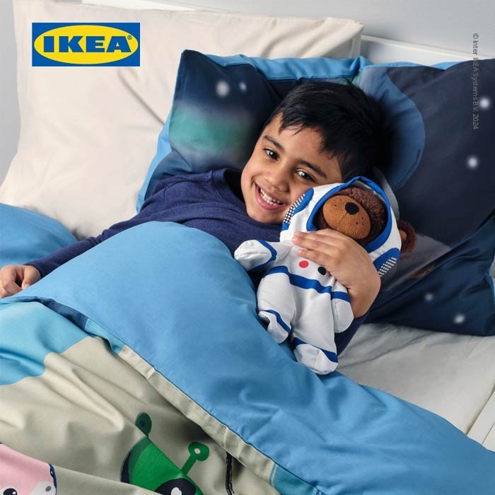 

IKEA AFTONSPARV BONEKA ASTRONOT BERUANG 28 CM
