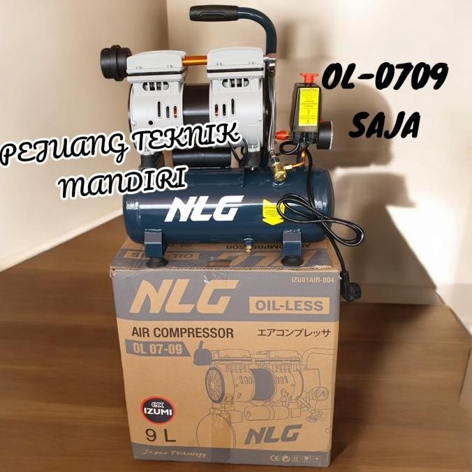 KOMPRESOR ANGIN OILLESS IZUMI OL 0709 / COMPRESOR OIL LESS IZUMI 3/4HP