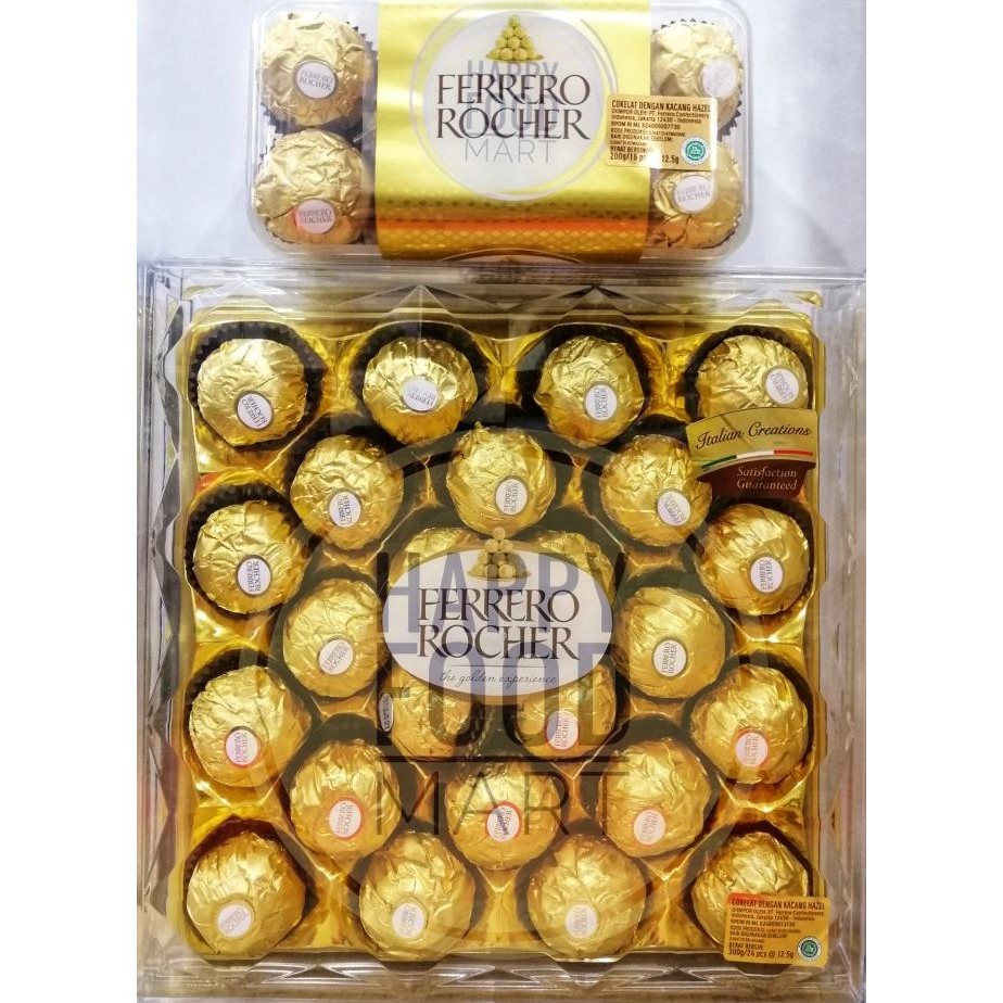 

FERRERO ROCHER/FERERO ROCER/COKELAT HAZELNUT/HAMPERS COKLAT VALENTINE 1102