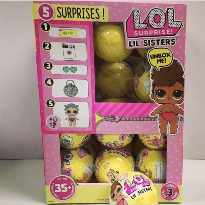 

LOL SURPRISE DOLL LIL SISTER SERIES 3 READY STOCK