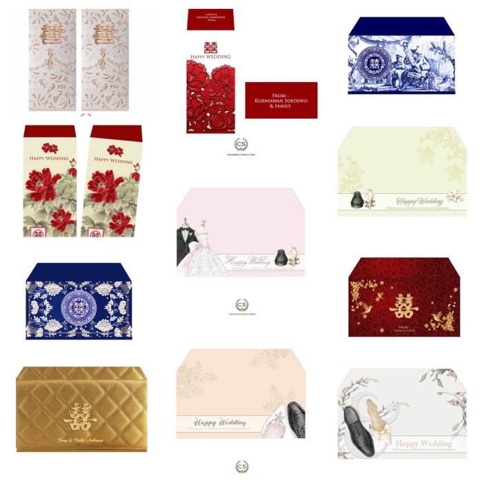 

MURAH Amplop wedding/angpao custom/angpao pernikahan/suangsi/red envelope