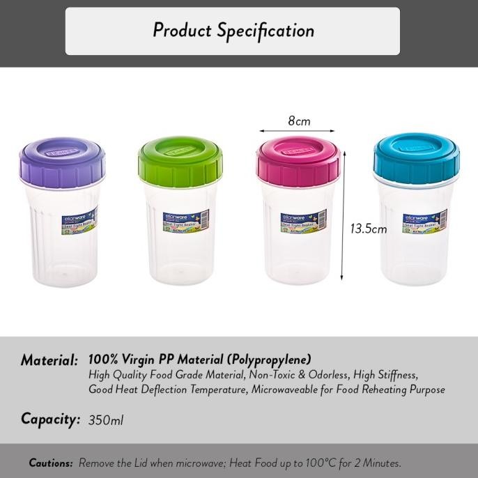 Elianware Shaker Blender Container (350ml) , BPA Free