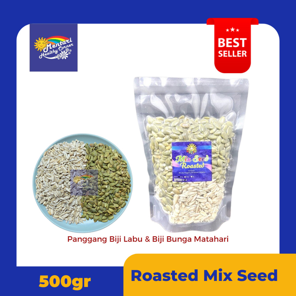

Roated Eed 500Gr Biji Labu Biji Matahari Panggang 500Gram