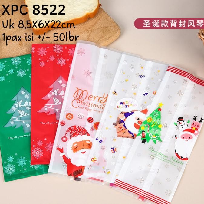

=====] Plastik Cookies XPC 8522 Snack Permen Manisan Hampers Natal Christmas