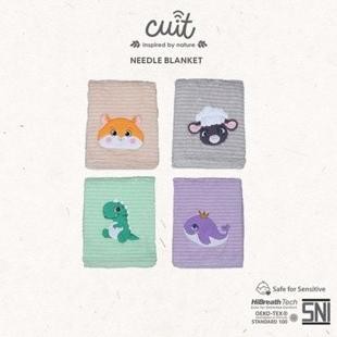 Tersedia Cuit Baby X Kintakun Needle Blanket Selimut Karakter Anak Ukuran 76 X